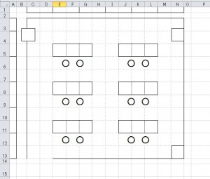 Excelで製図する